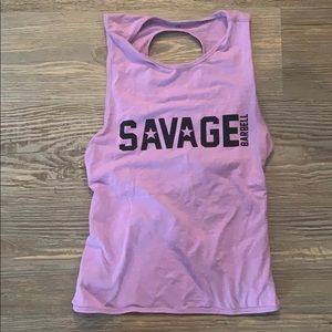 Savage Barbell Tank Top